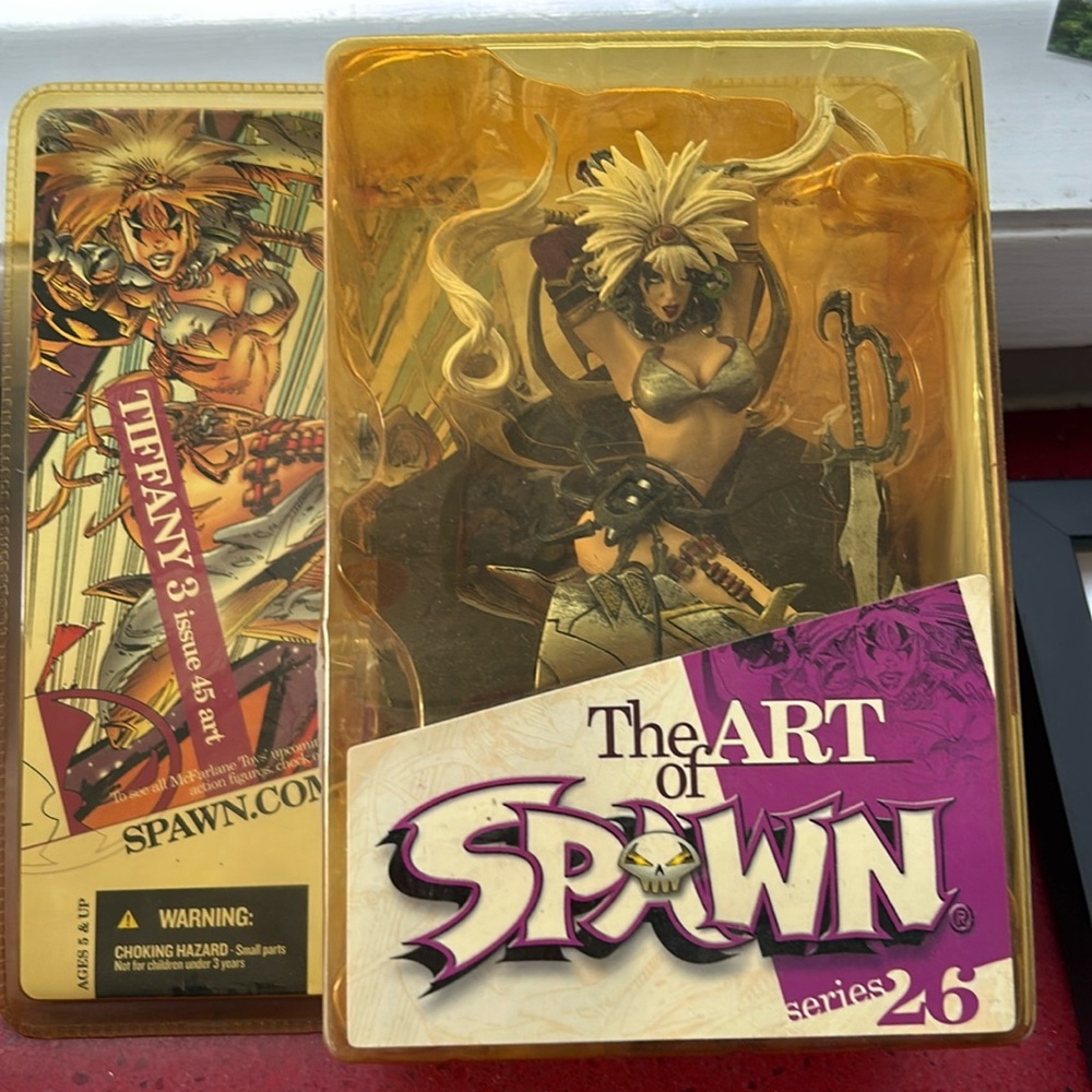 Tiffany from The Art of Spawn vinyl figurine. Never-opened box